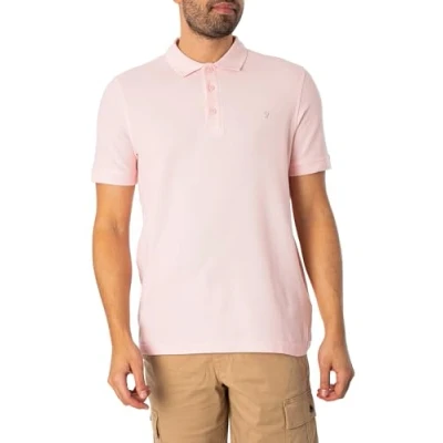 Image of Farah Men&#039;s Cove Polo Shirt, Pink, M