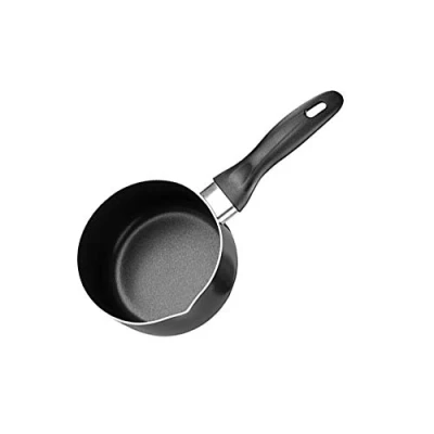 Image of Chef Aid 10E11060 Non Stick Milk Pan, Aluminium, Black