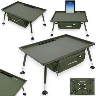 Image of NGT Profiler Bivvy Table Carp Fishing Large With Adjustable Legs + Storage Bag