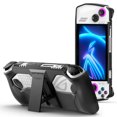 Image of Spigen Thin Fit Pro Protective Case with Kickstand Compatible ASUS Rog Ally 2023 RC71L Matte Black