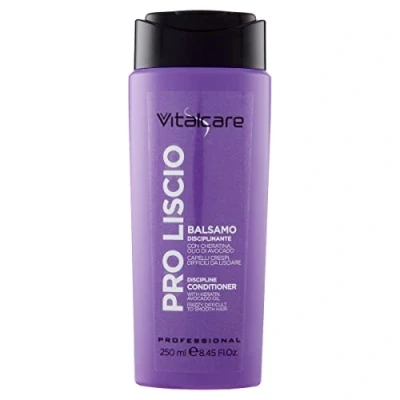 Image of Vitalcare PRO Smooth Regulating Conditioner for Frizzy and Difficult to Hair, with Keratin Avocado Oil, Perfect Straightening Frizz Free, 250 ml