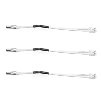 Image of YINETTECH 3PCS 3D Printer Thermistor NTC 100K 3950 Compatible with Anycubi Kobra Max Plus Vyper i3 Mega S Pro Cavabien Length 88mm