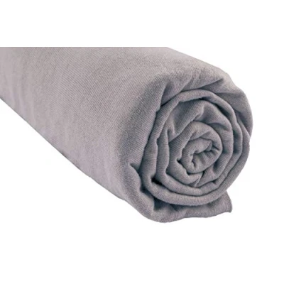 Image of Easy Dort Organic Cotton Fitted Sheet for Adjustable Bed 90 x 140 cm Hazelnut