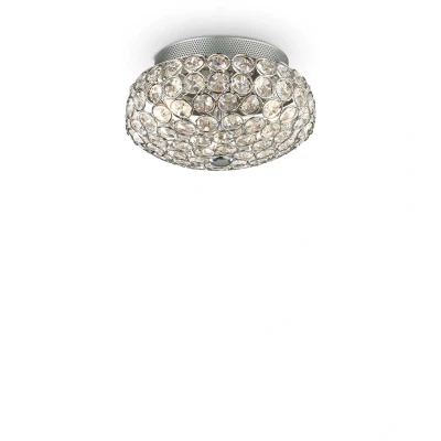 Image of King 3 Light Indoor Small Flush Chrome, G9