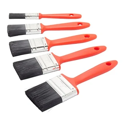 Image of Fit for The Job 5 piece Value DIY Paint Brush Painting with Emulsion, Gloss and Satin Paints on Walls, Ceilings, Furniture, Wood &amp; Metal, 0.5&quot;, 1&quot;, 1.5&quot;, 2&quot; 2.5&quot; Brushes