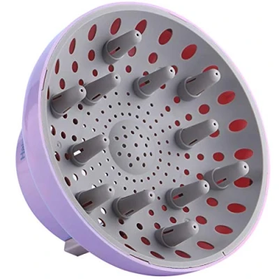 Image of Hairizone Universal Diffuser for Hair Dryers with Nozzle D=1.7&quot; 2.6&quot; (4.3 to 6.6 cm) Curly or Wavy Styling, Dry and Gain Maximum Volume Without Frizz, Lavender