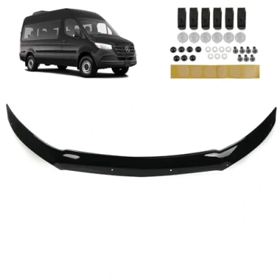 Image of ROBUST Bonnet Wind Stone Deflector Protector For Mercedes Sprinter W907 2018 Onwards