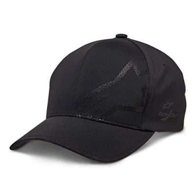 Image of Alpinestars Men&#039;s Corp Shift Edit Delta Hat Baseball Cap with Original Flexfit Inner Band Black