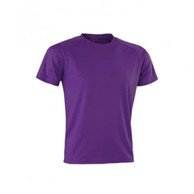Image of Spiro Mens Aircool T Shirt (XL) (Purple)