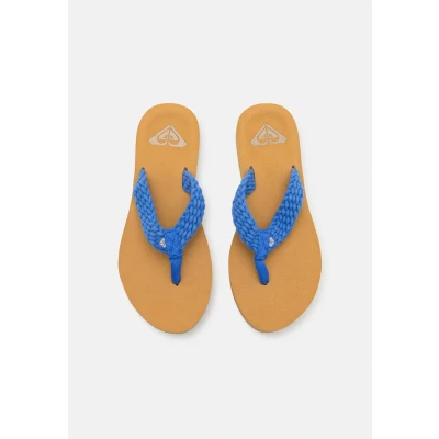 Image of Roxy Porto IV Tbar sandals, Women&#039;s, Size: 8, Dazzling blue Textile