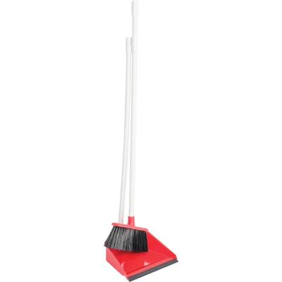 Image of Cotswold Long Handled Plastic Dustpan &amp; Brush Set