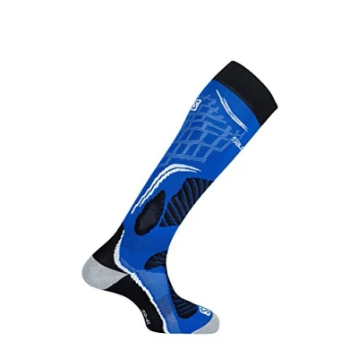 Image of Salomon 1 Pair of Unisex High Socks, X PRO, Polyamide/Polypropylene, Size S (3.5 5), Blue/Black (Union Blue/Black), L37885900