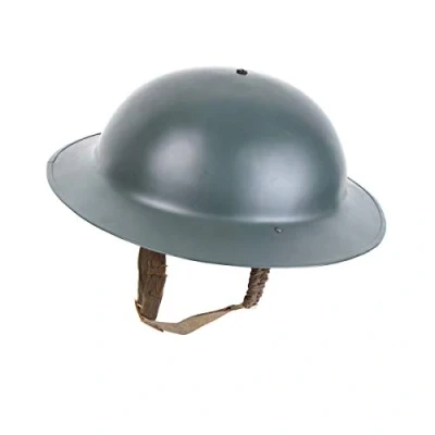 Image of Epic Militaria Reproduction WW2 British Army Brodie Helmet with Chinstrap Tommy/Doughboy Tin Hat