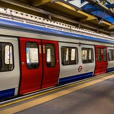 Image of London Underground Train Greeting Card with Sound