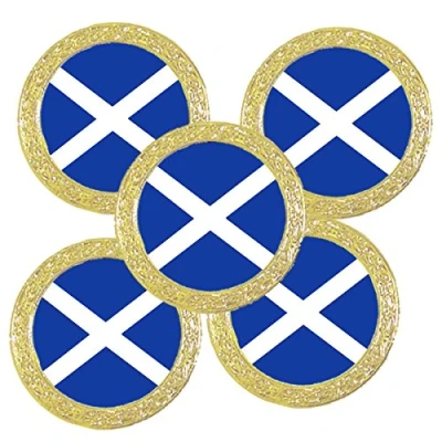 Image of Best Impressions Personalised Golf Ball Markers (Scotland Flag)