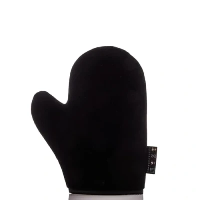 Image of Rose &amp; Caramel Deluxe Tanning Mitt Double Layered Thick Self Tan Mitt, Washable, Reusable, streak free look, perfect hand and feet application