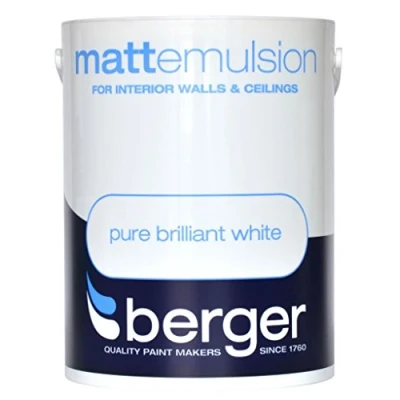 Image of Berger 5.0L Vinyl Matt Pure Brilliant White