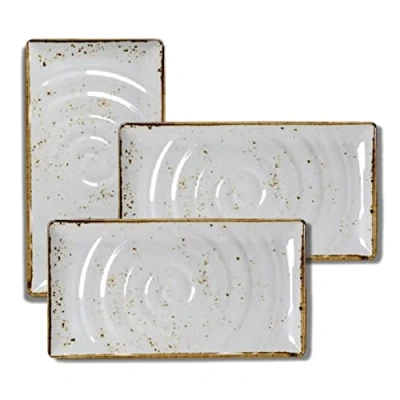 Image of Steelite VV459 Craft Melamine GN 1/3 Rectangular Platter, White (Pack of 3)