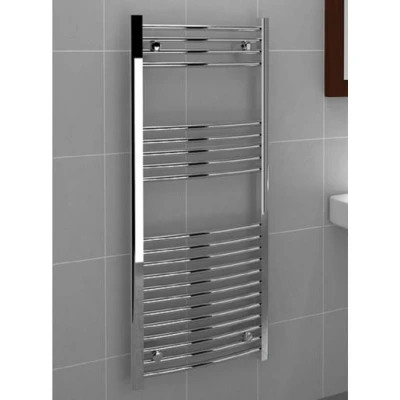 Image of Chrome Curved Towel Rail 1200 x 500mm