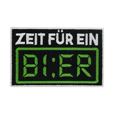Image of Iron on Patch Time for a Beer Alcohol Patches, Embroidery Patch, Funny ironable Drinking Badges Finally Home