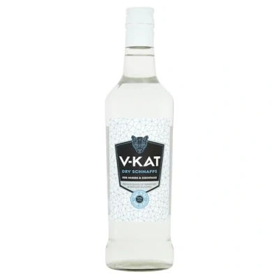 Image of V Kat Schnapps, Original Dry Made for Mixing &amp; Cocktail Making, Artisan Liquor 15% Alcohol Drink, Classic Drink Ingredient Spritzer Maker Home Bar, 70cl