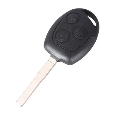 Image of PHONILLICO Car Key Replacement For Ford Connect Cougar Fiesta Focus Mondeo Flip Keychain with 3 Buttons Blade