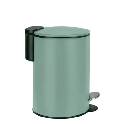 Image of Kleine Wolke Silence Cosmetic Bin Nut Brown Metal 3 Litre Bucket