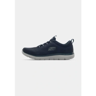 Image of Skechers Wide Fit Summits Trainers navy, Men&#039;s, Size: 8, Navy Textile/synthetics
