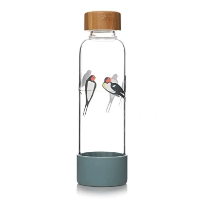 Image of RSPB Water Bottles Glass Bottle Swallows