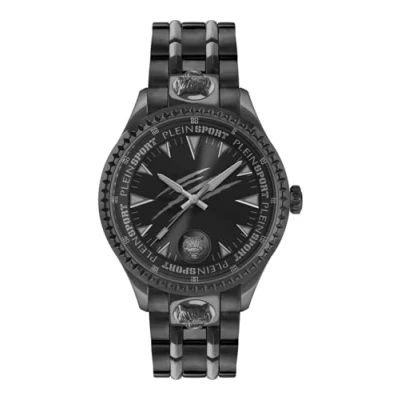 Image of Plein Sport Men&#039;s Watch Analogue Quartz Lineman, ip black/sw/steel ps5ba1124