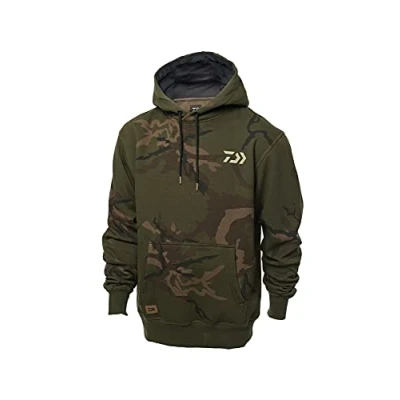 Image of Daiwa Carp Camo Hoodie M Fishing jumper