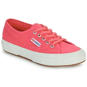 Image of Superga 2750 COTON women&#039;s Shoes (Trainers) in Pink
