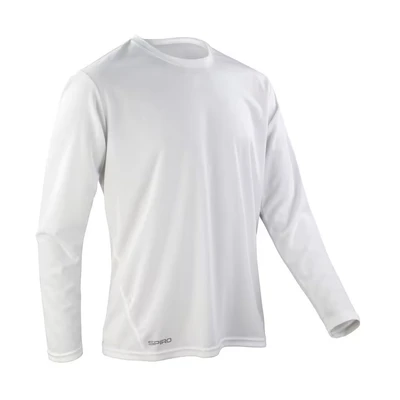 Image of Spiro Quick dry Long Sleeve T Shirt Navy M