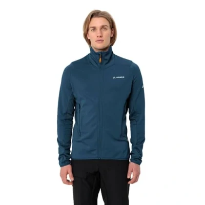Image of Vaude Monviso FZ Fleece jacket, Men&#039;s, Size: Small, Baltic sea