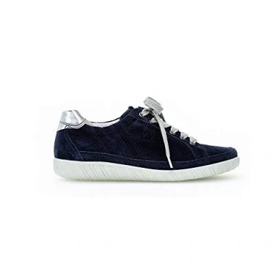 Image of Gabor Women 06.458 Amulet Lace Up Trainers Blue 6 UK