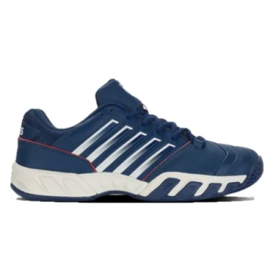 Image of K Swiss Men&#039;s Bigshot Light 4 Tennis Shoe, Blue Opal Blanc De Lolli, 10 UK