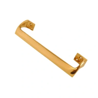 Image of VIBE Oval Grip Handle 300mm on Brass Pull for Internal Doors