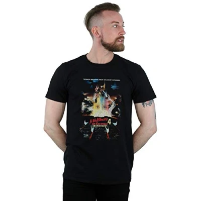 Image of Absolute Cult A Nightmare On Elm Street Men&#039;s The Dream Master T Shirt Black Large