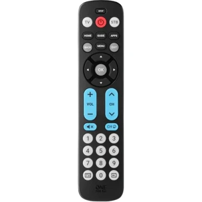 Image of ONE FOR ALL URC6821 Big Button Universal Remote Control, Black