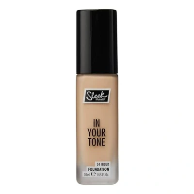 Image of Sleek MakeUP in Your Tone 24 Hour Foundation, Medium Buildable Coverage 30 Shades, Semi Matte Flawless Finish, 3W, 30ml