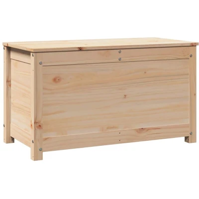 Image of vidaXL Storage Box 80x40x45.5 cm Solid Wood Pine