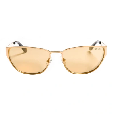Image of Guess Unisex Sunglasses goldcoloured, Size: 57, Gold coloured