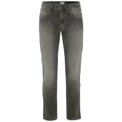 Image of camel active Men&#039;s Slim fit Corduroy Trousers Madison Jeans, Green, 34 W/30 L