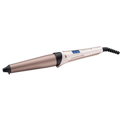 Image of Remington PROluxe Curling Wand (25mm 38mm Barrel, Grip Tech Coating, OPTIheat Technology for Long Lasting Results, PRO+ 185C Setting Healthier Styling, Fast 30 Second Heat Up, 120C 210C) CI91X1