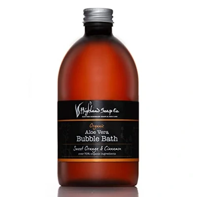Image of The Highland Soap Company Sweet Orange &amp; Cinnamon Bubble Bath 500ml
