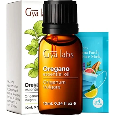 Image of Gya Labs Oregano Essential Oil for Improved Wellness Natural Skin of Toenail Organic Diffuser &amp; Nail (10ml)