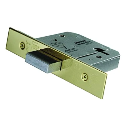 Image of Carlisle Brass LDB5530PVD/BP British Standard Dead Lock, Stainless Brass, 3 inch