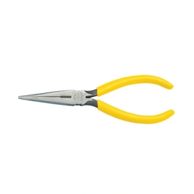 Image of Klein Tools D203 7 Needle Nose Pliers, Long Side Cutters, Heavy Duty Alligator Inch