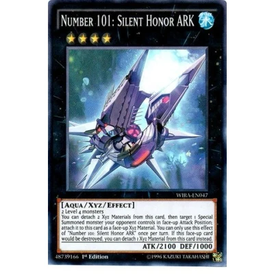 Image of Yu Gi Oh! Number 101: Silent Honor ARK WIRA EN047 Super Rare 1st Edition (WIRA EN047) Wing Raiders