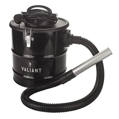 Image of Valiant FIR274, Ash Vacuum for Fireplaces, Stoves &amp; Barbecue 1000W 20L Capacity, Black, 1000 W, 20 liters